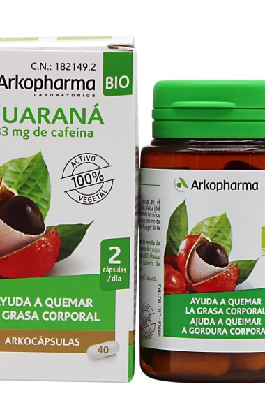Arkocápsulas guaraná