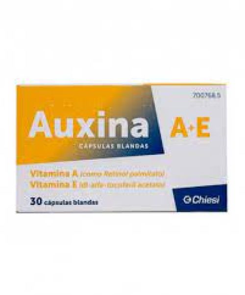 Auxina A+E - Son unas cápsulas a base de vitamina A y E que ayudan al estado normal del organismo.