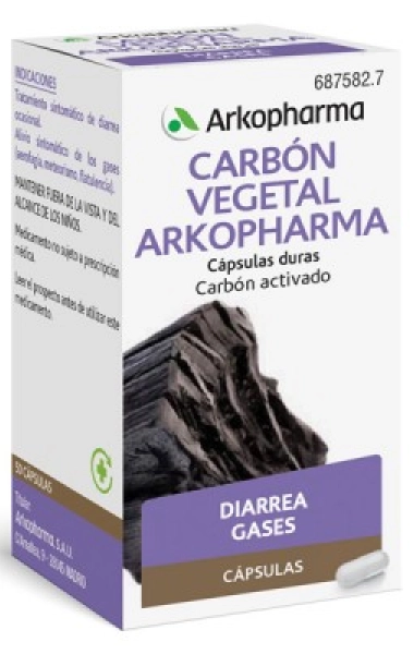 Arkocapsulas Carbón Vegetal