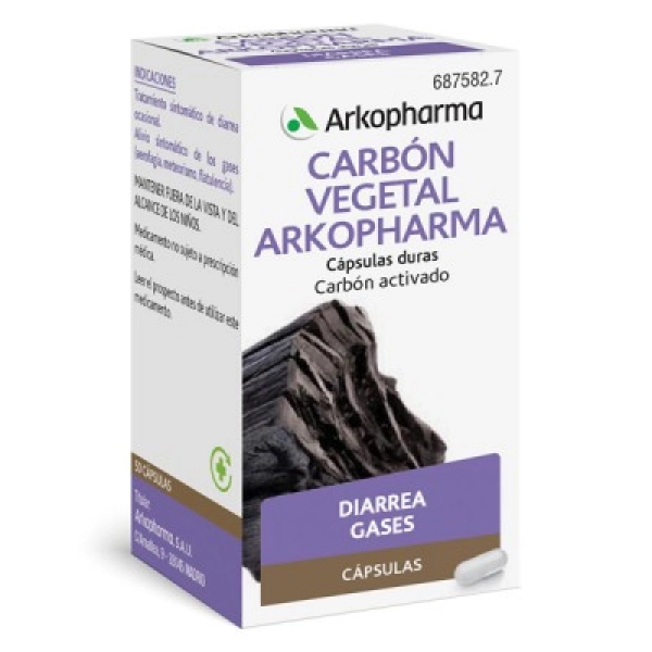 Arkocapsulas Carbón Vegetal