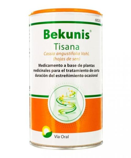 Bekunis tisana  - Son unos polvos para preparar en tisana (infusiones) laxantes para aliviar el estreñimiento ocasional.