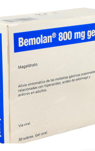 Bemolan 800 mg en gel