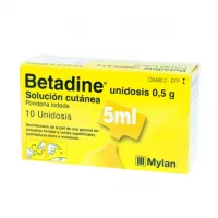Betadine unidosis 5 ml.