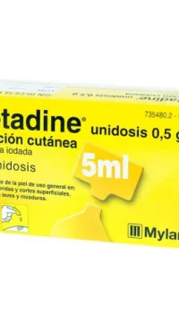 Betadine unidosis 5 ml.