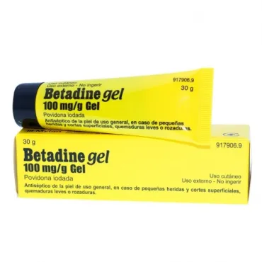  - Gel que se utiliza para desinfectar pequeñas heridas, cortes superficiales de la piel y quemaduras leves.