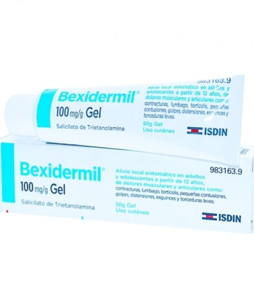 Bexidermil gel - Alivia los dolores musculares y articulares. Ideal como botiquín para deportistas ya que es válido para esguinces, torceduras, contusiones y golpes.