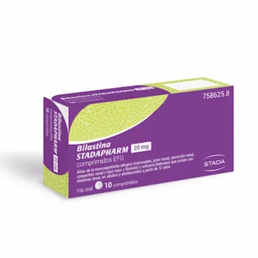  - Comprimidos para tratar diferentes síntomas derivados de la alergia, como lagrimeo, moqueo, congestión y estornudos.