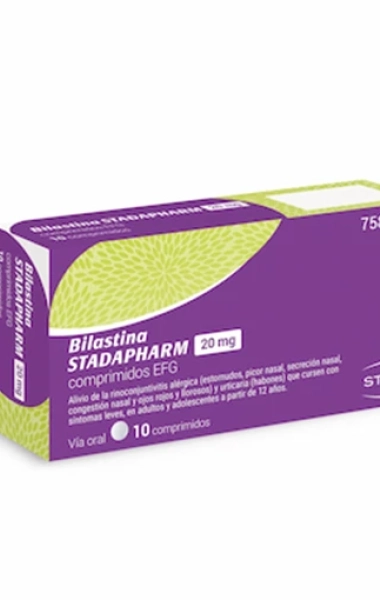 Bilastina stadapharm 20 mg