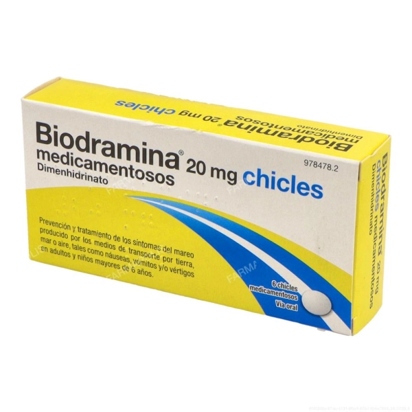 Biodramina 20 mg