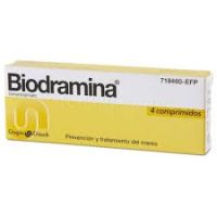 Biodramina (50 mg) 4 comprimidos