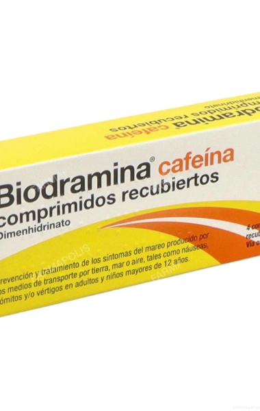 Biodramina cafeina 