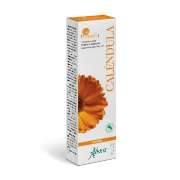  - De composición 100 % natural, a base de flores de calendula, extracto oleoso de hiperico y aceites esenciales, es una pomada indicada para pieles irritadas o tras picaduras de insectos.