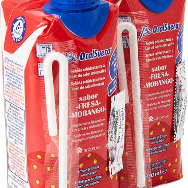  - Suero oral con probióticos para prevenir y tratar las alteraciones gastrointestinales en los niños y adultos, que provocan diarrea y/o vómito y, como consecuencia, pérdida de agua, electrolitos y microflora intestinal.  