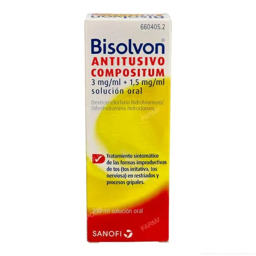  - Calma la tos seca, irritativa, nerviosa y también actúa sobre los mocos nasales ya que al llevar un antihistaminico, mejora tamben la congestión nasal.