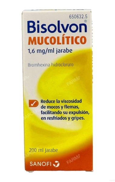 Bisolvon mucolitico 1,6 mg/ml Bisolvon mucolitico 1,6 mg/ml