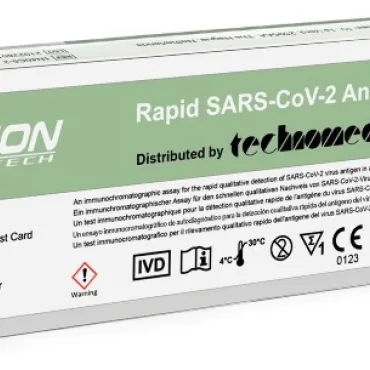  - Te permite detectar la presencia de antígenos del virus SARS-CoV-2, causante de la COVID-19, de forma rápida, sencilla y efectiva a través de una pequeña muestra de fluidos nasales.