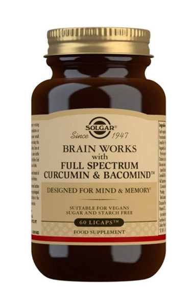 Brain Works con Full Spectrum Cúrcuma y BacoMind