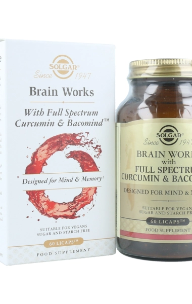 Brain Works con Full Spectrum Cúrcuma y BacoMind Brain Works con Full Spectrum Cúrcuma y BacoMind