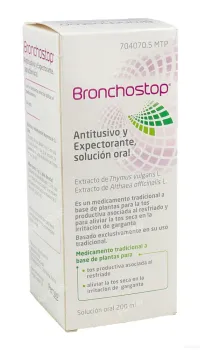 Bronchostop antitusivo y expectorante