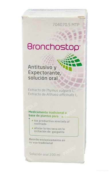 Bronchostop antitusivo y expectorante