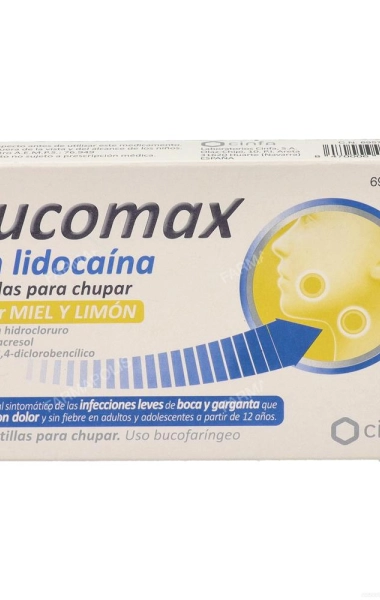 Bucomax lidocaina Miel Limón
