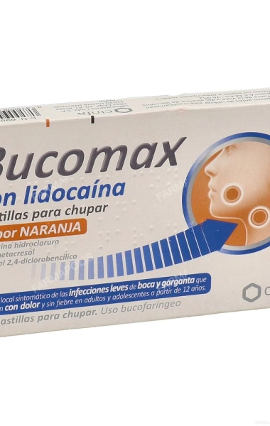 Bucomax lidocaina naranja