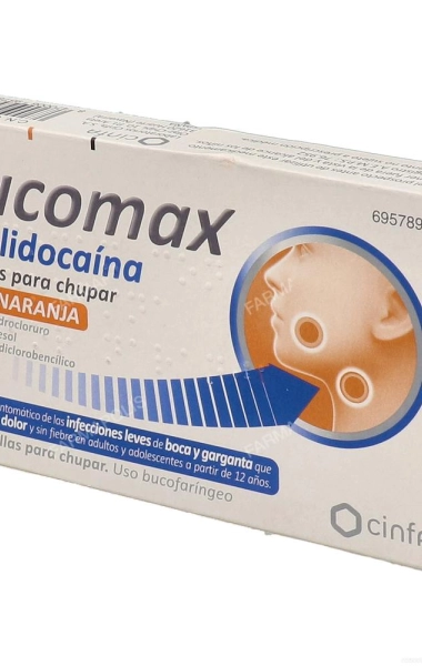 Bucomax lidocaina naranja