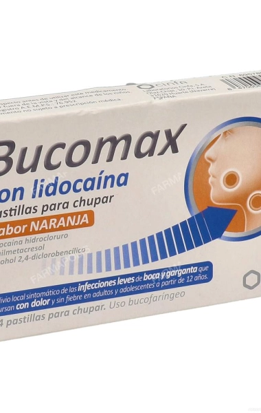 Bucomax lidocaina naranja