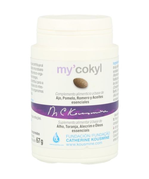 My'cokyl  - Sirve de prebiotico, es decir, complementa el efecto de los probióticos y contribuye a una buena higiene intestinal.