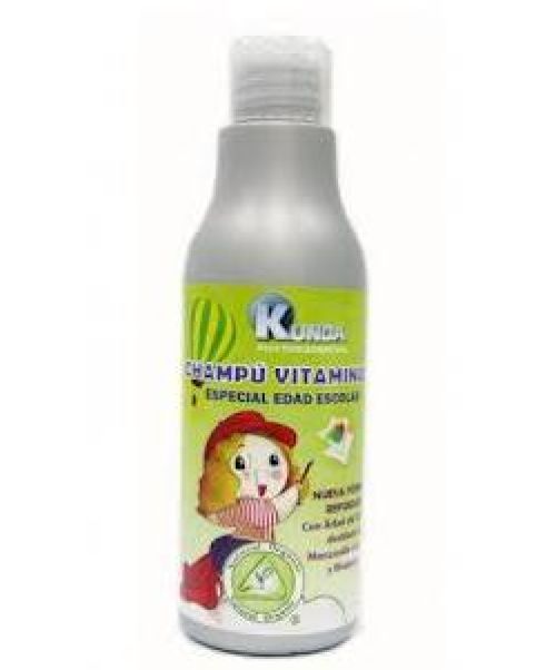 Champu Escolar Kunda - Es un champú elaborado con extractos para el control y eliminación de piojos y liendres.