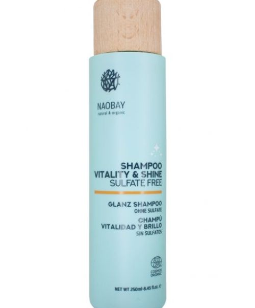 Champú Vitality & Shine - Está especialmente formulado para dar a tu pelo un brillo más luminoso, saludable y fuerte. Contiene también proteína de arroz y extractos de Salvia, Menta y Aloe Vera.