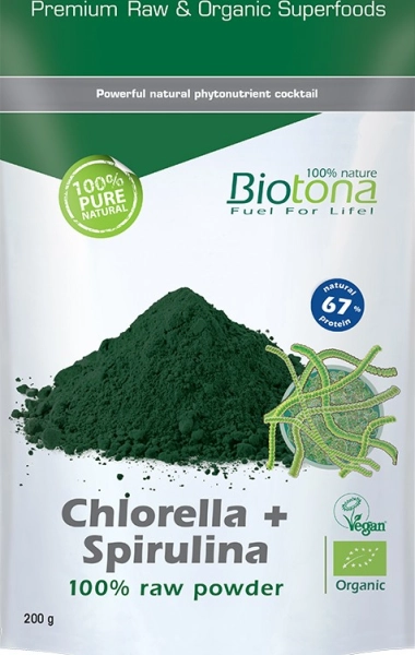 Chlorella + Spirulina Chlorella + Spirulina