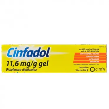  - Gel que alivia el dolor y las molestias oseas y musculares leves producidas por golpes o contusiones.