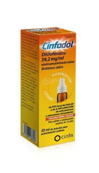 Cinfadol diclofenaco Spray 39,2 mg/ml