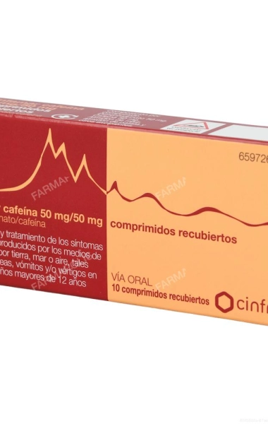 Cinfamar cafeina 50/50 mg Cinfamar cafeina 50/50 mg