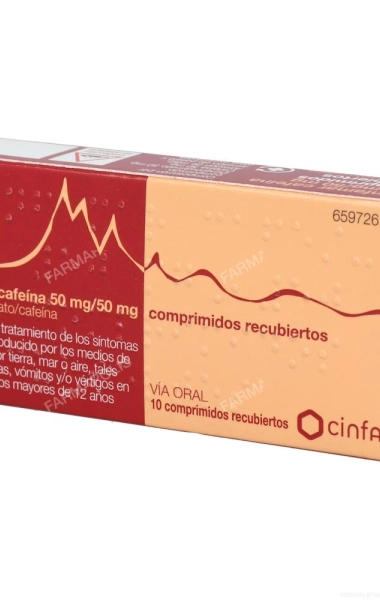 Cinfamar cafeina 50/50 mg