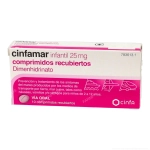Cinfamar infantil 25mg 