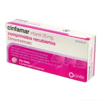 Cinfamar infantil 25mg