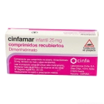 Cinfamar infantil 25mg