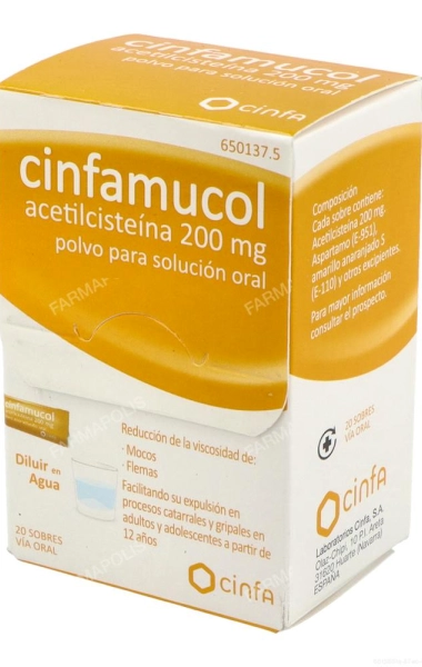 Cinfamucol 200 mg Cinfamucol 200 mg