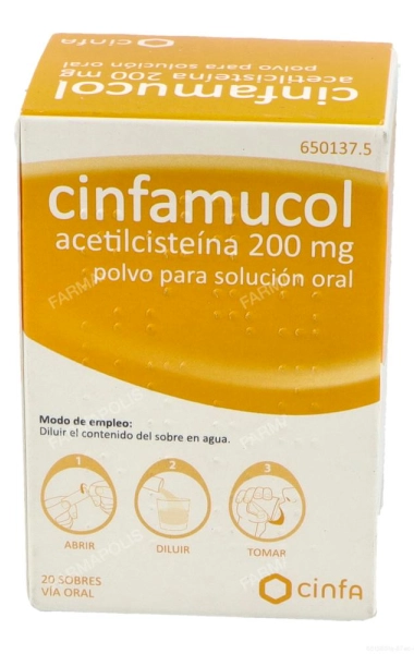 Cinfamucol 200 mg