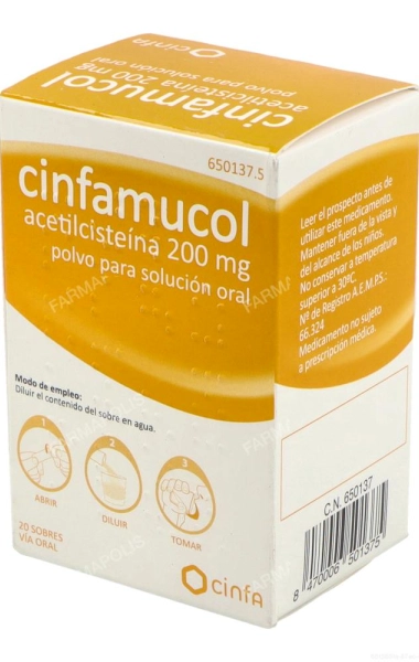 Cinfamucol 200 mg