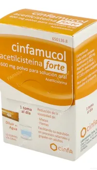 Cinfamucol acetilcisteina 600 mg