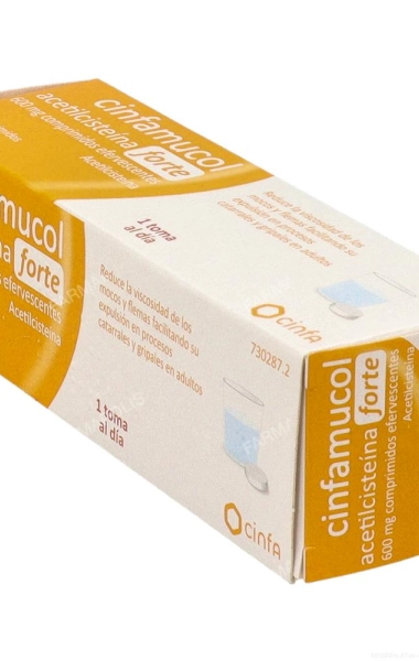 Cinfamucol acetilcisteina forte 600 mg 