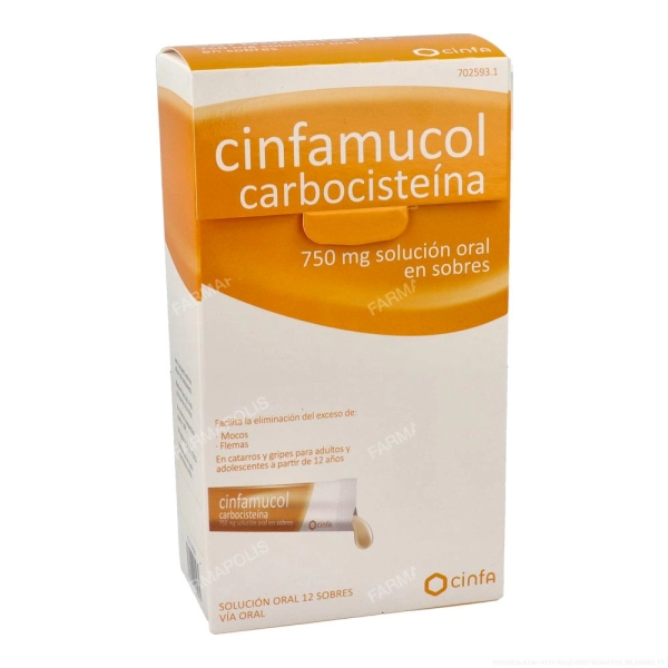 Cinfamucol carbocisteina 750 mg
