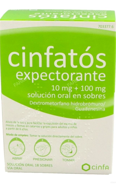 Cinfatos expectorante 10/100mg 