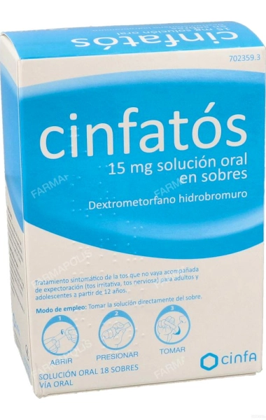 Cinfatos solución oral 15mg
