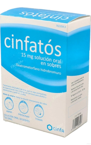 Cinfatos solución oral 15mg
