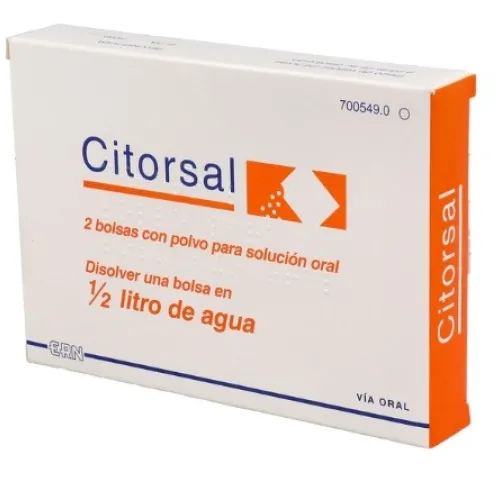  - Suero oral para la rehidratacion en caso de diarreas o vómitos.