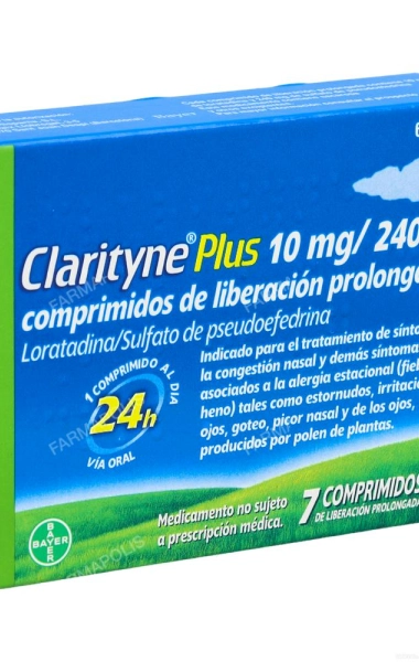 Clarityne plus 10/240 mg 